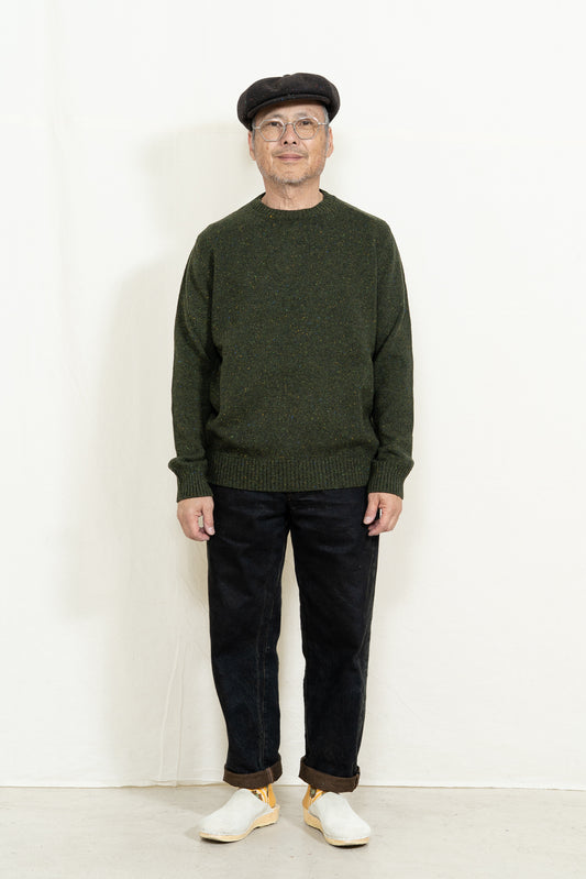 Casa Isaac ART. CC34 L/S Crewneck in Green