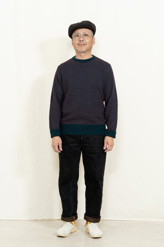 GRP TEC2BIC L/S Crewneck in Green Eggplant