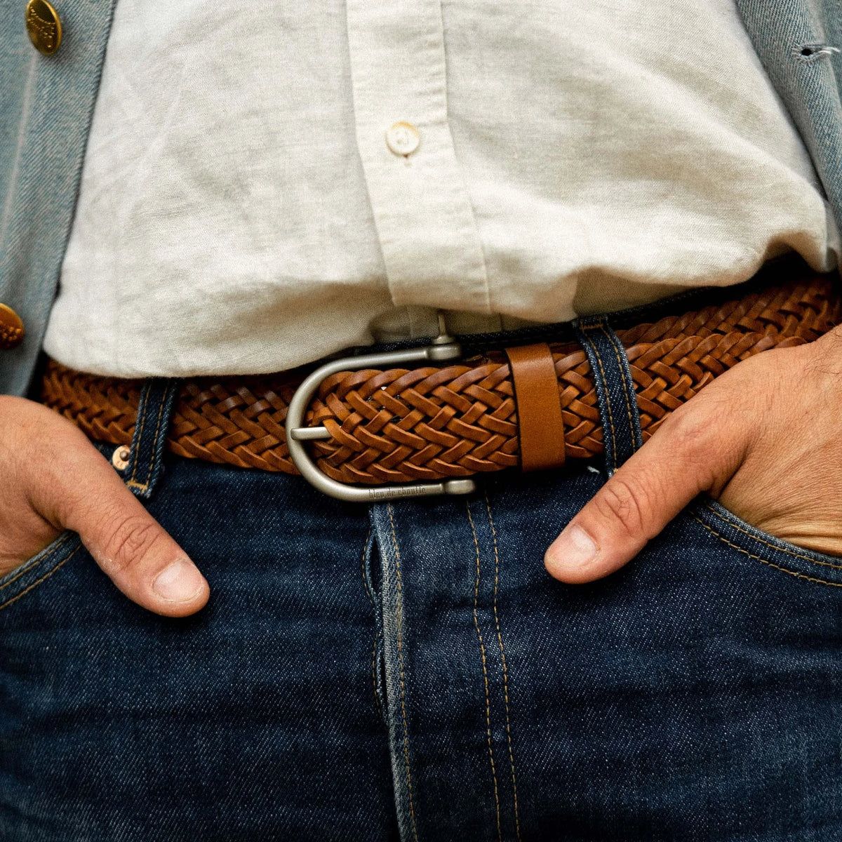 Bleu de Chauffe Manille Braided Belt