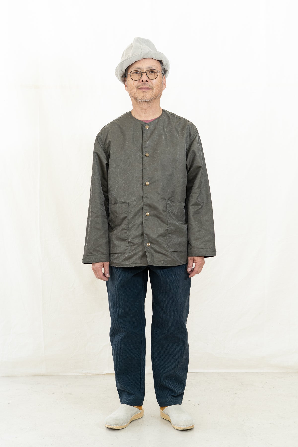 Jackman Pigment Collarless Jacket