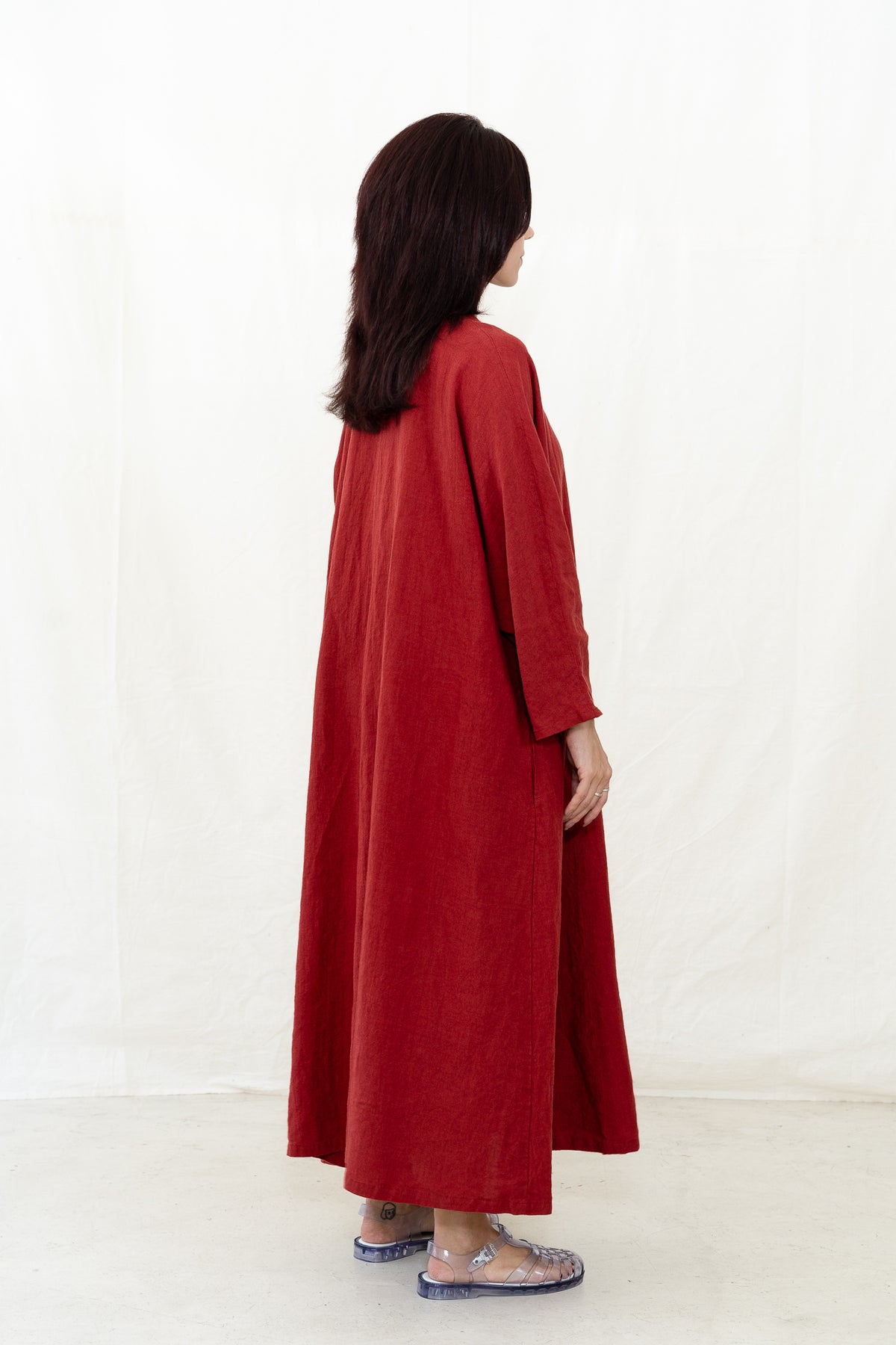 SARAHWEAR Plain Linen Dress