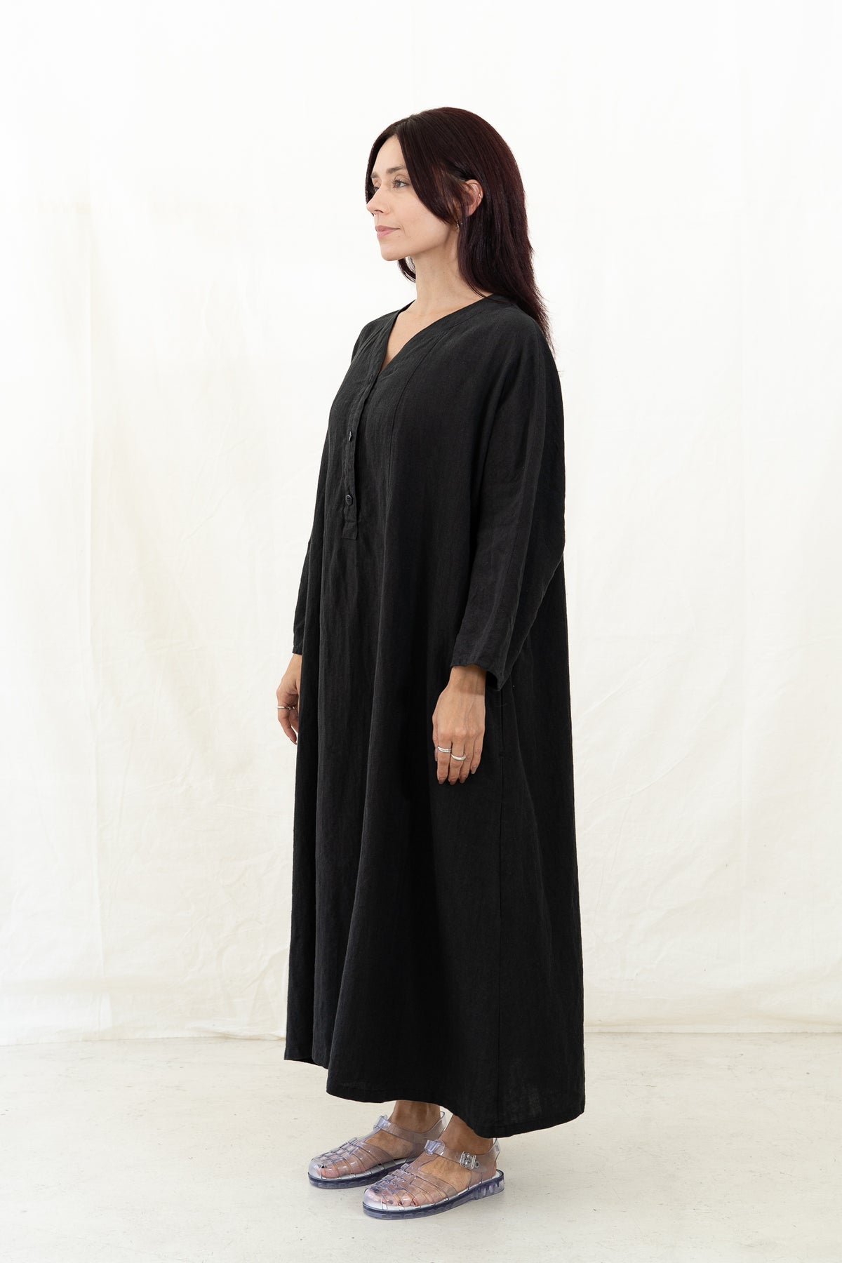 SARAHWEAR Plain Linen Dress