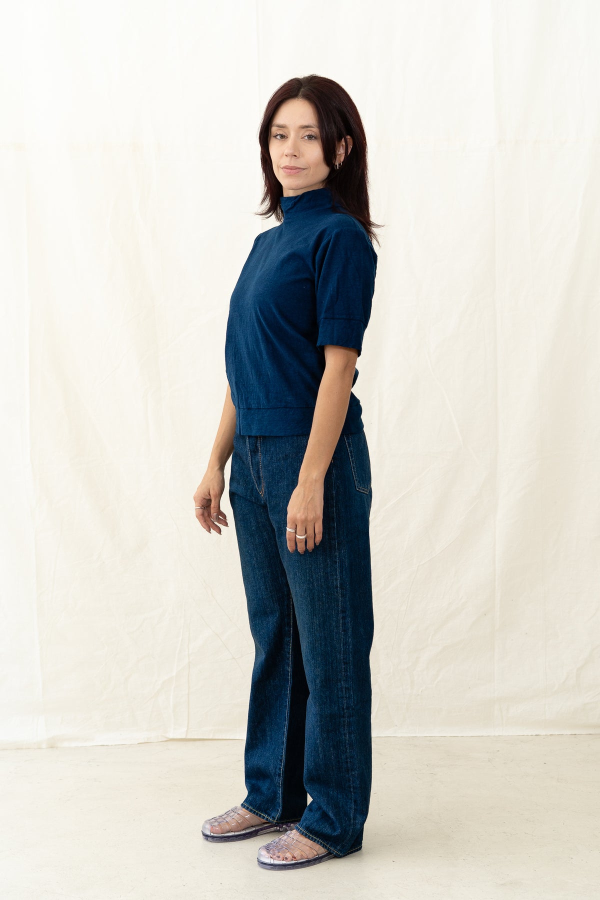 TEZOMEYA Hi-Neck T-Shirt